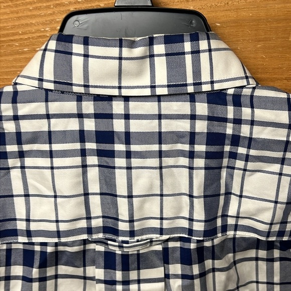 ORVIS Classic Fit Mens Button Shirt Blue Plaid 26 PTP XL Event wedding office - Picture 9 of 10